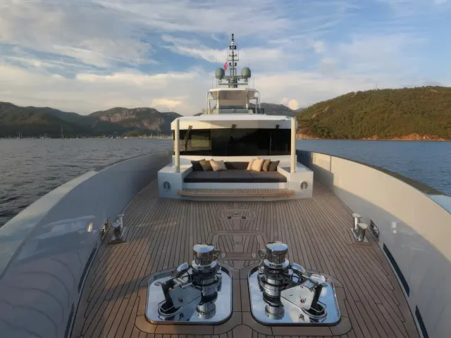 Yacht Only Now deck