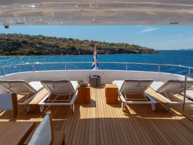 Yacht Shooting Star flybridge