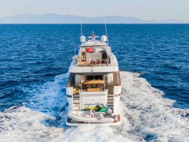 Yacht Axella back view