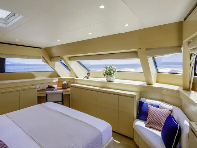 Yacht Elysium cabin