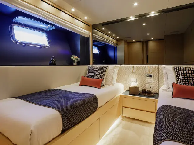 Yacht Elysium cabin