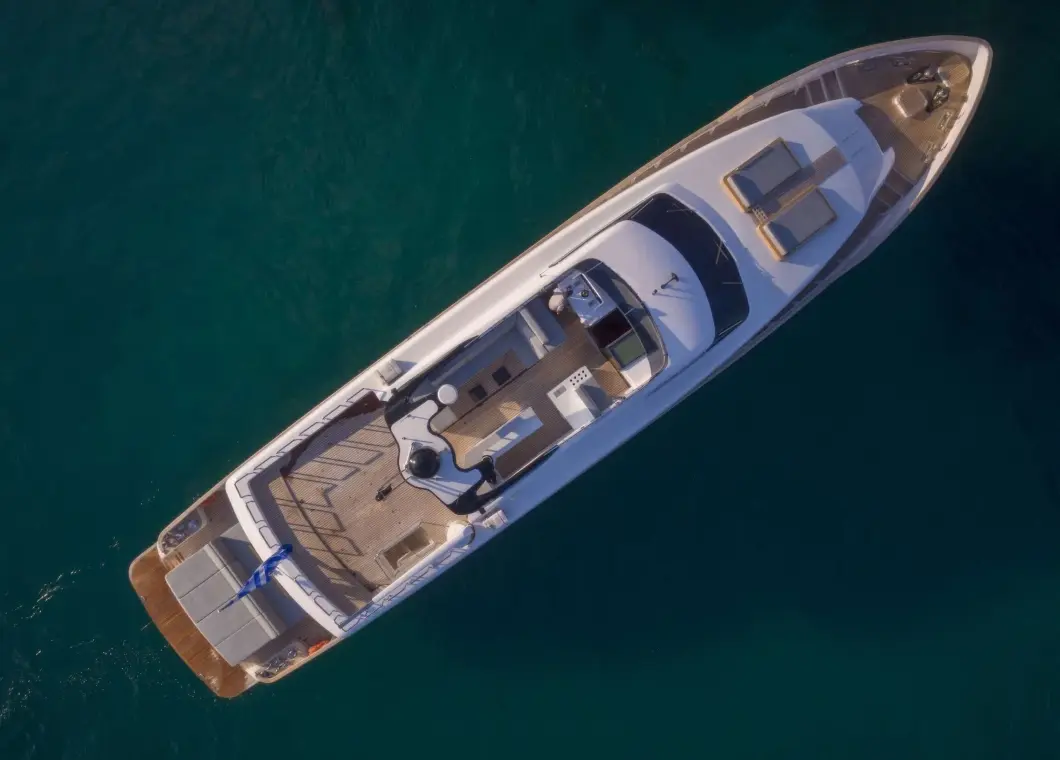 Yacht Project Steel top-down view