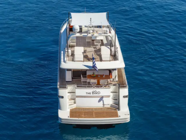 Yacht The Bird back view