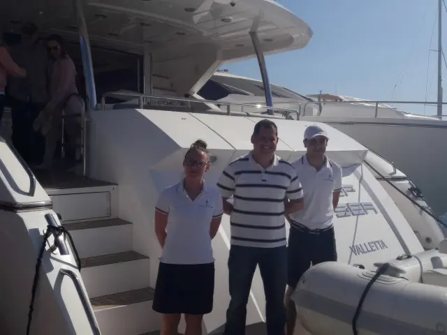 Yacht Spirit of the Sea crew