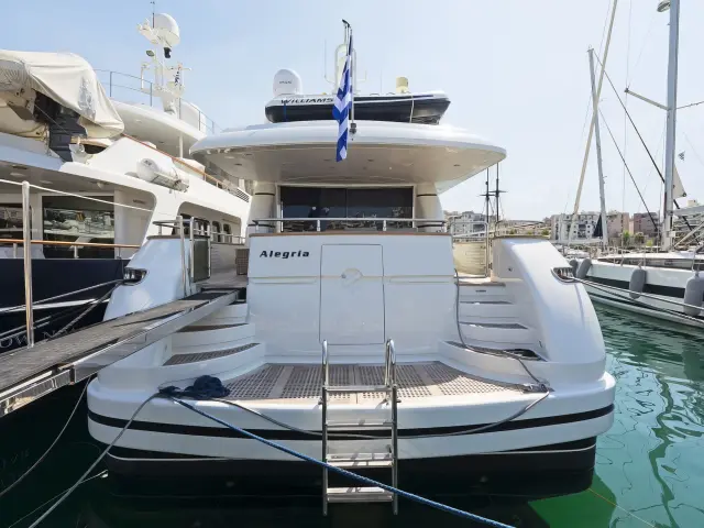Yacht Alegria back view