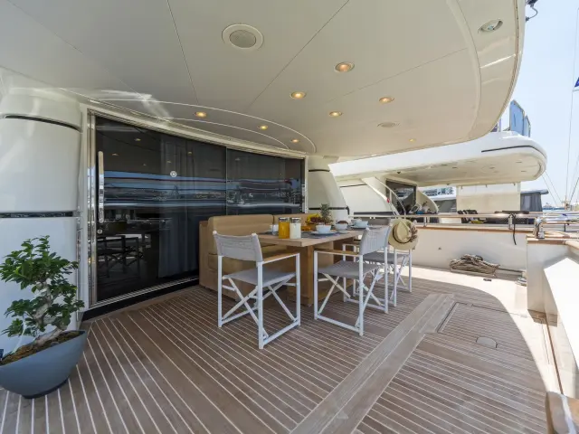 Yacht Alegria aft