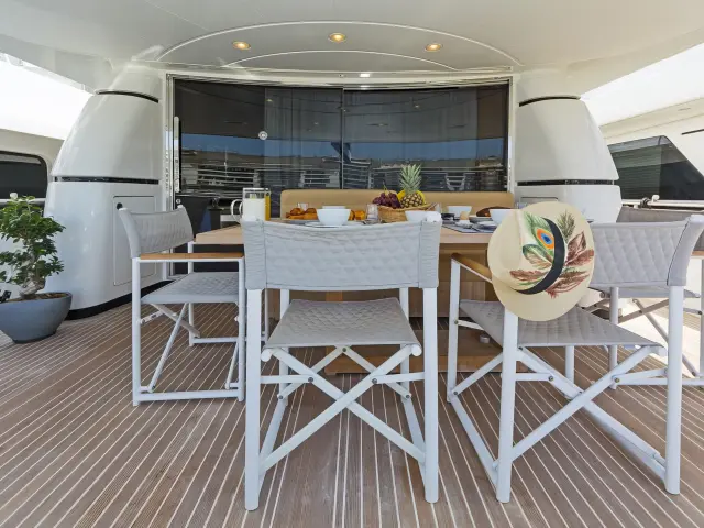 Yacht Alegria aft