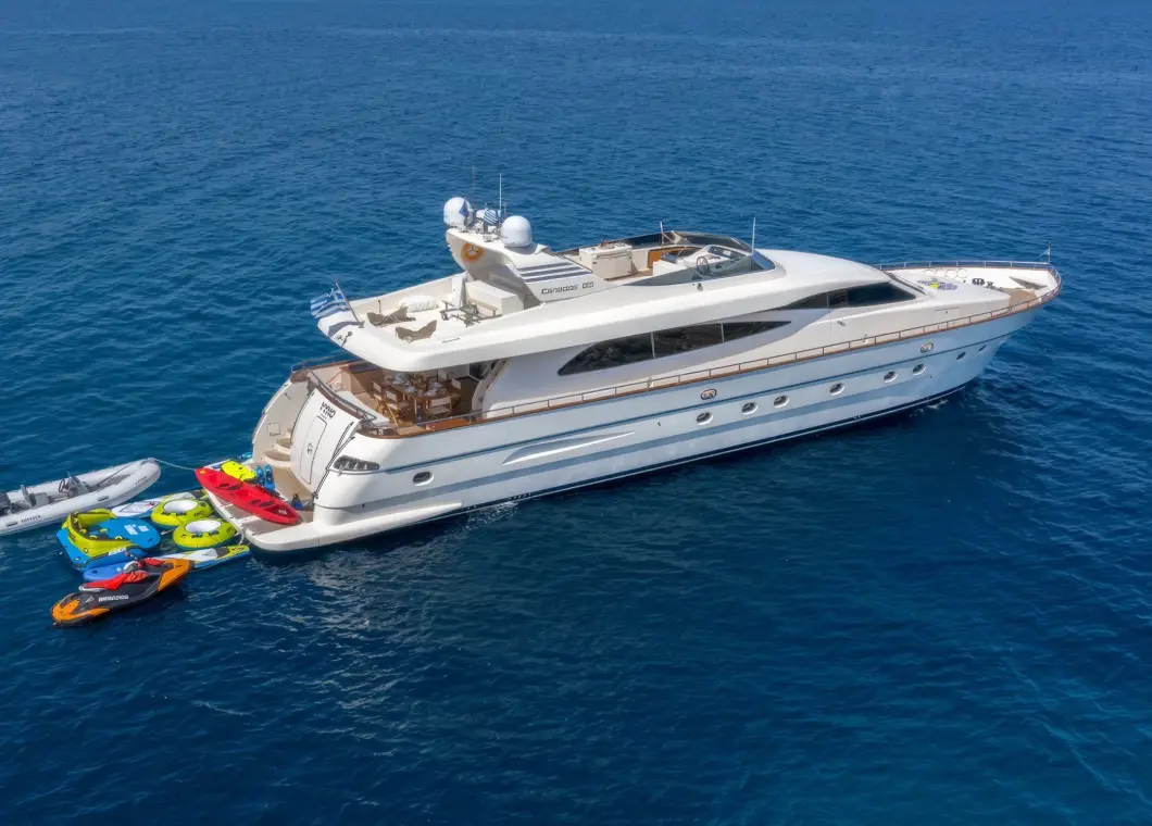 Yacht Vyno aerial view