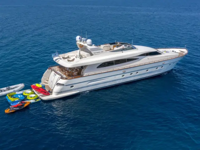 Yacht Vyno aerial view