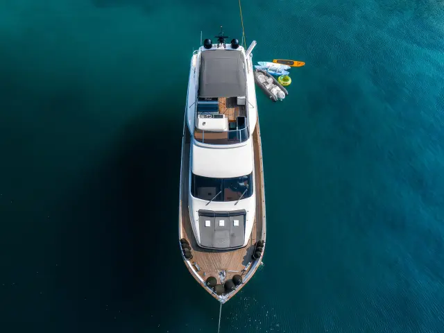 Yacht Salty aerial view