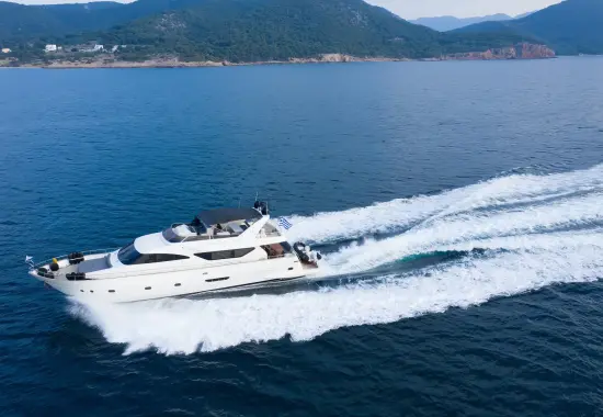 Yacht Salty aerial view