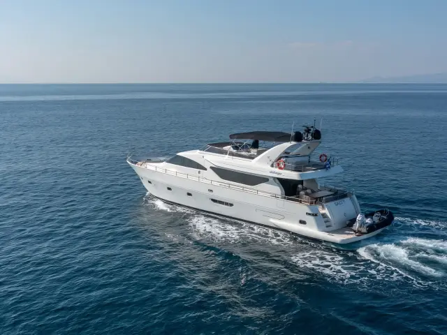 Yacht Salty aerial view