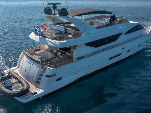 Yacht Salty aerial view